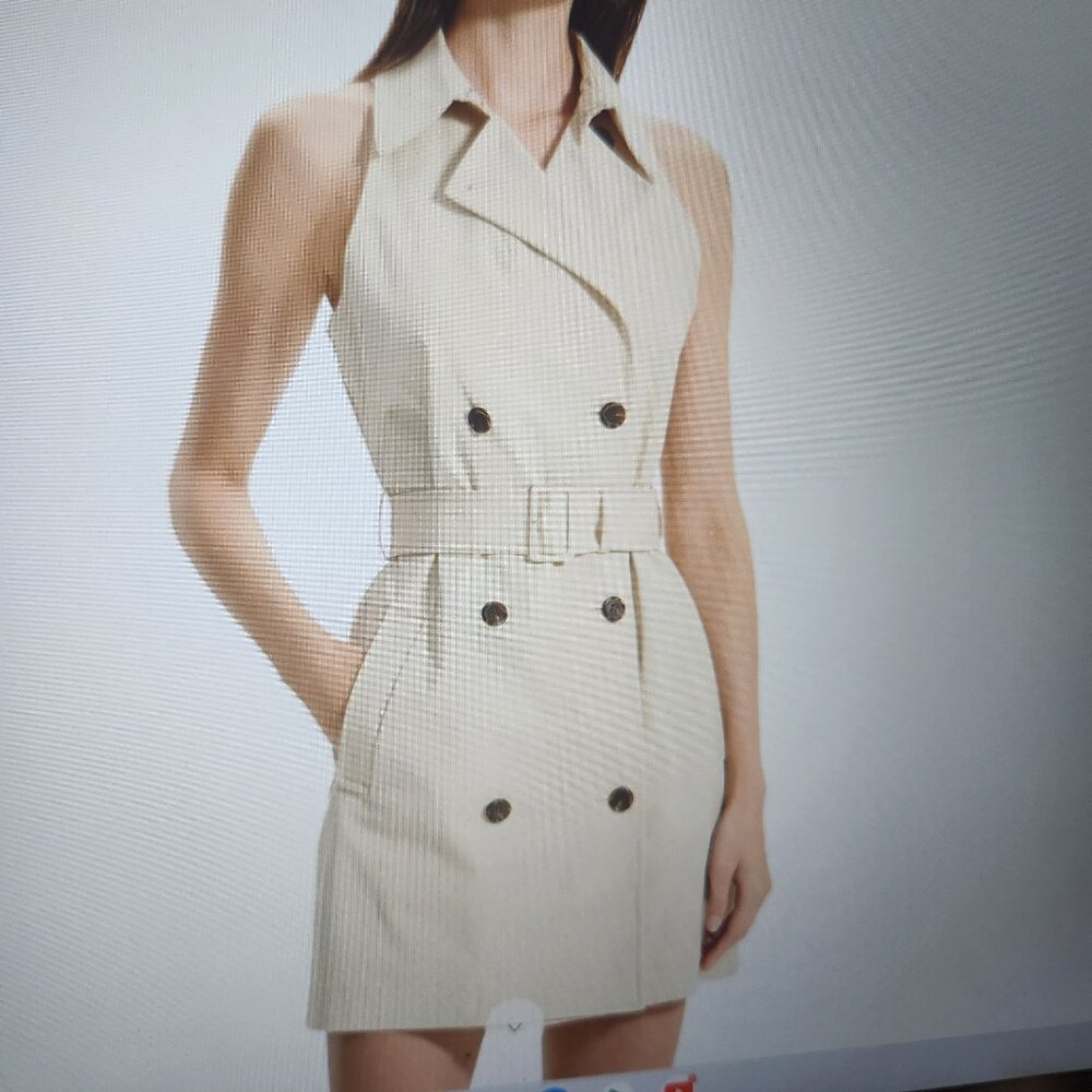 NWT Theory Trench Coat Dress size 4